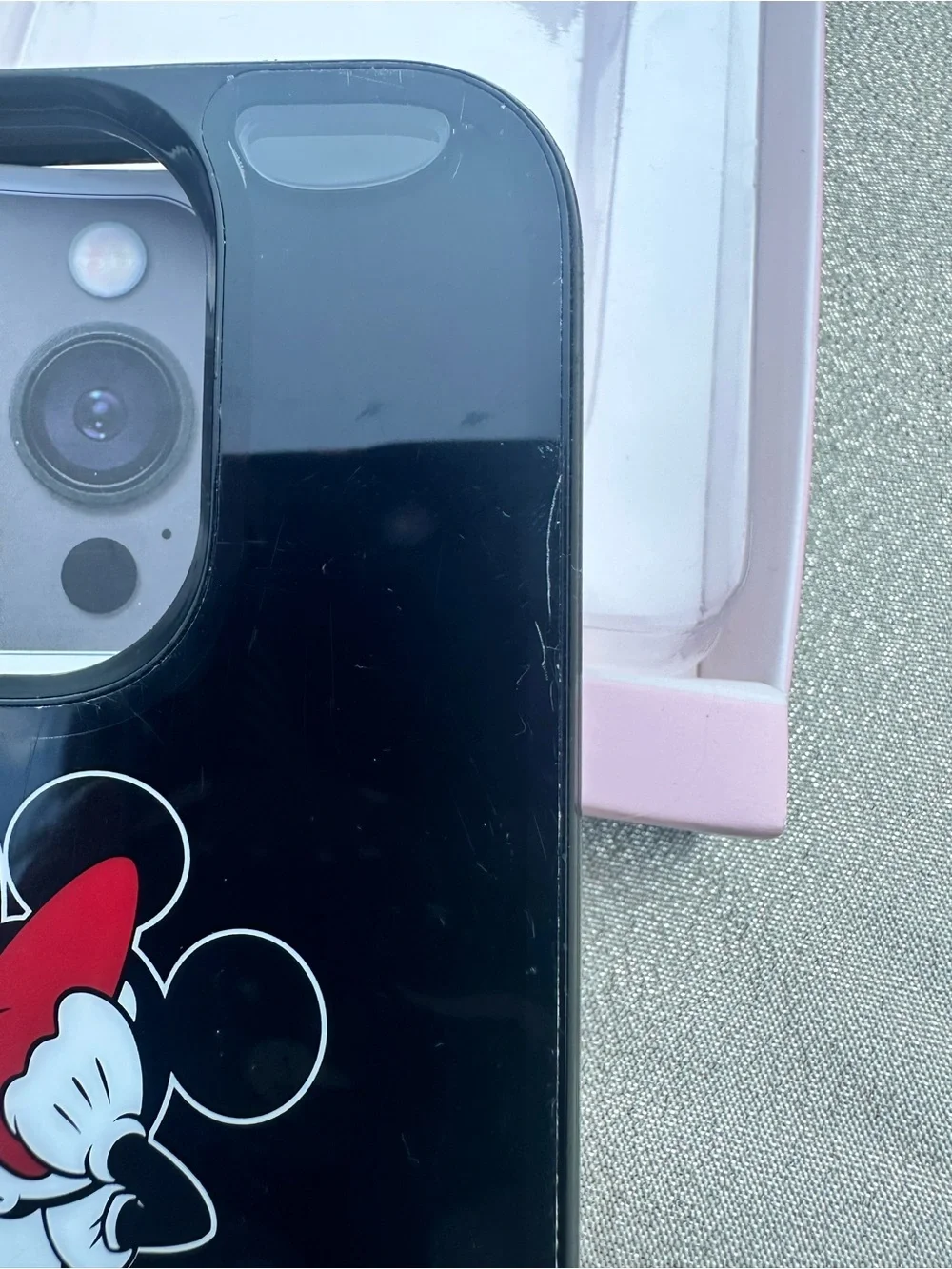 kate spade Disney Minnie Mouse Liquid iPhone 14 Pro Case - Black, Red, White